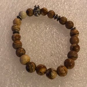 Jasper beads bracelet